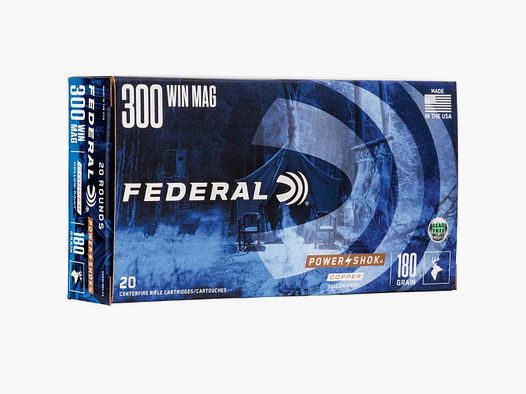.300 Win. Mag. Power Shok Copper HP 11,7g/180grs. Federal Ammunition