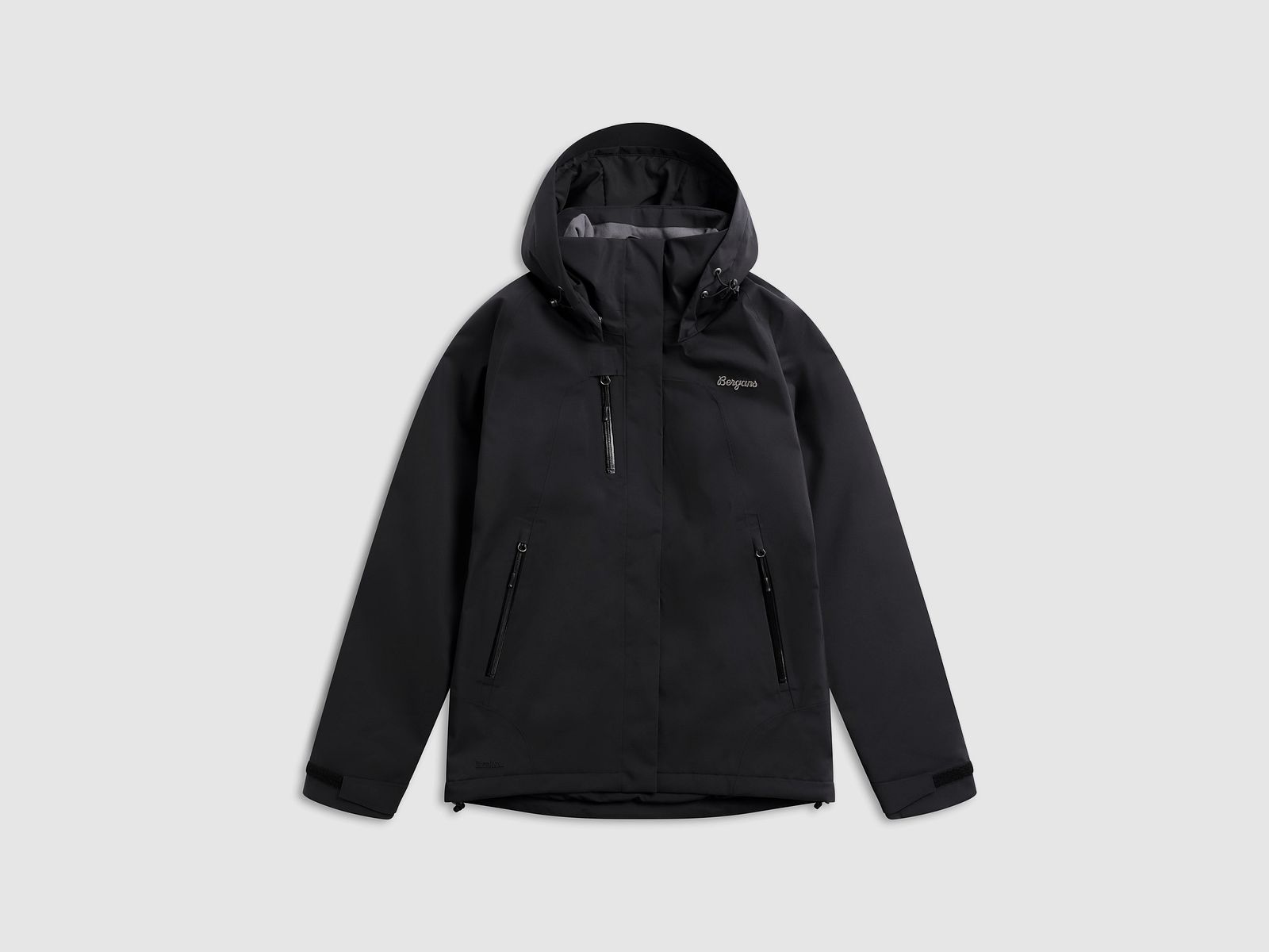 Bergans Flya Giacca Isolata Uomo Nera/Grigio Solido XL