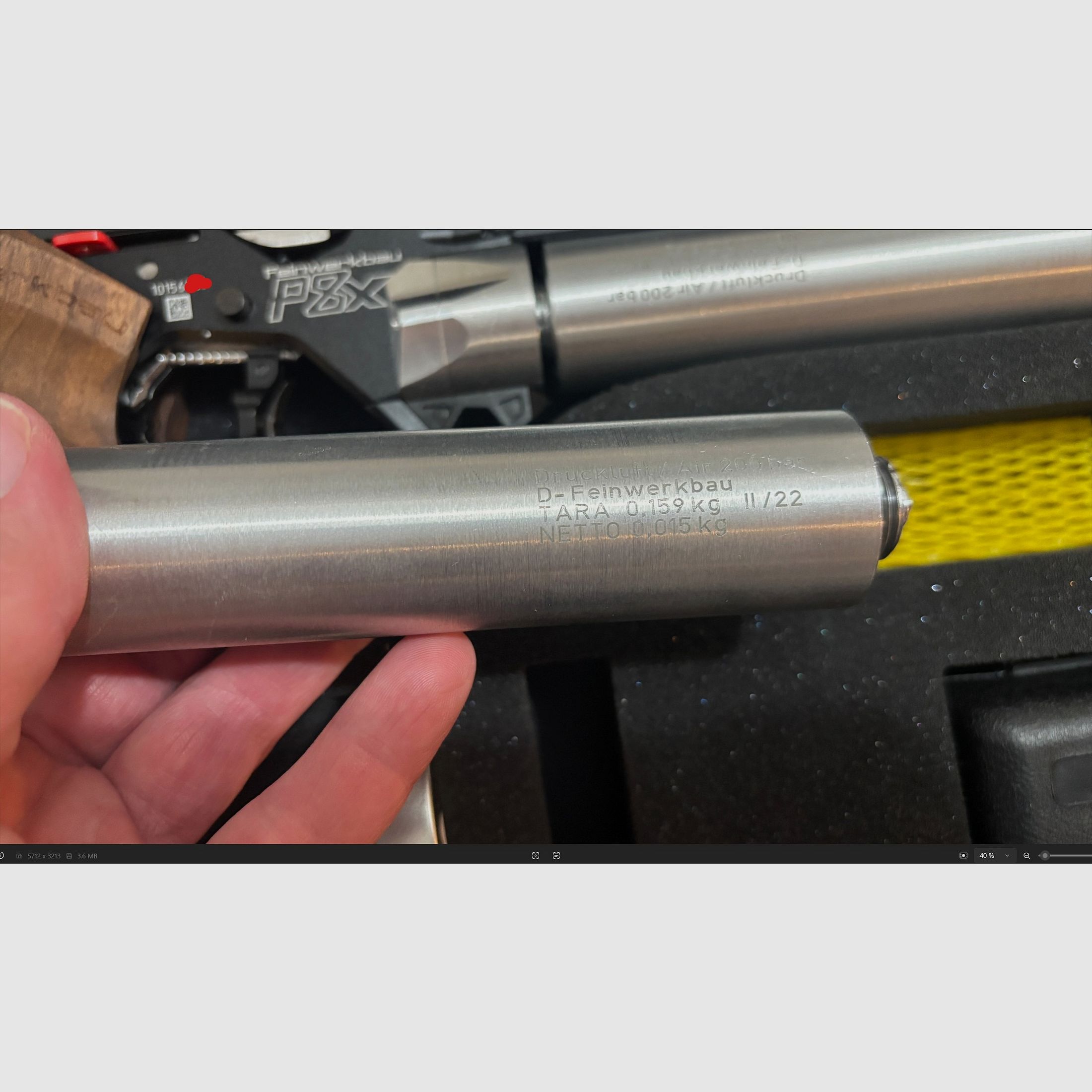 Feinwerkbau P 8X Short P8x Short Match Air Pistol