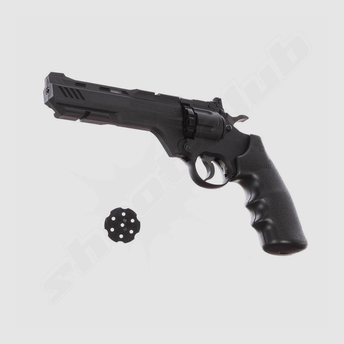 Crosman Crosman Vigilante Co2 Revolver 4,5 mm Diabolo und Stahlkugeln