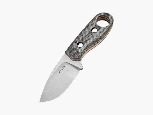 Kizer Beaver Nitro-V Zwart Micarta & Oranje G10