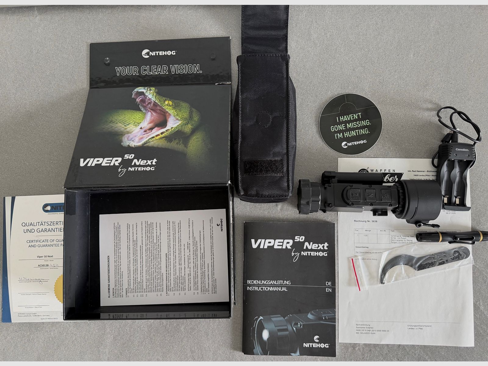 Wärmebildvorsatzgerät Nitehog Viper 50 Next