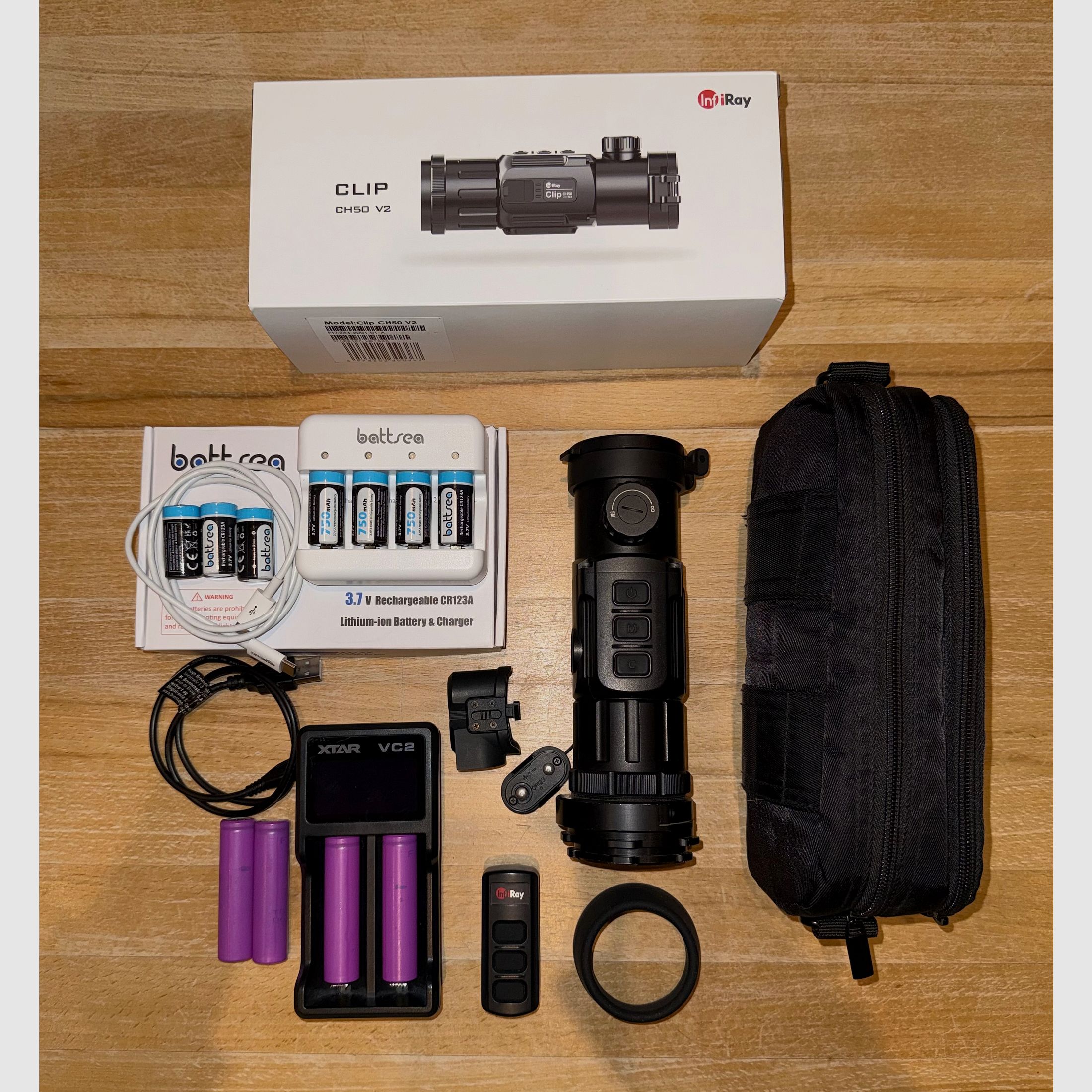 Infiray Xeye Clip CH50V2 thermal imaging attachment