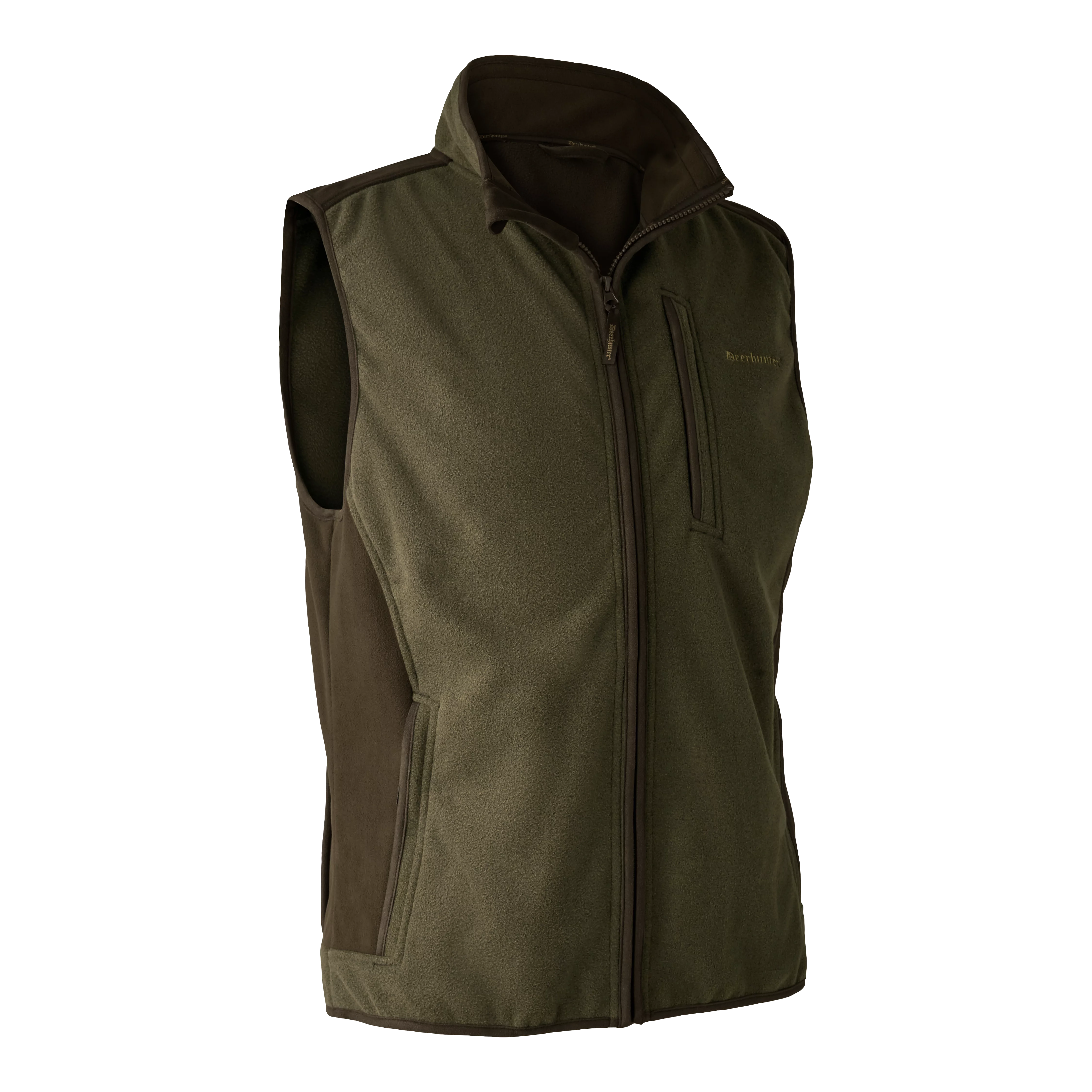 Gamekeeper Bonded Fleece Weste - Graphite Green Melange, Bild 4 von 5