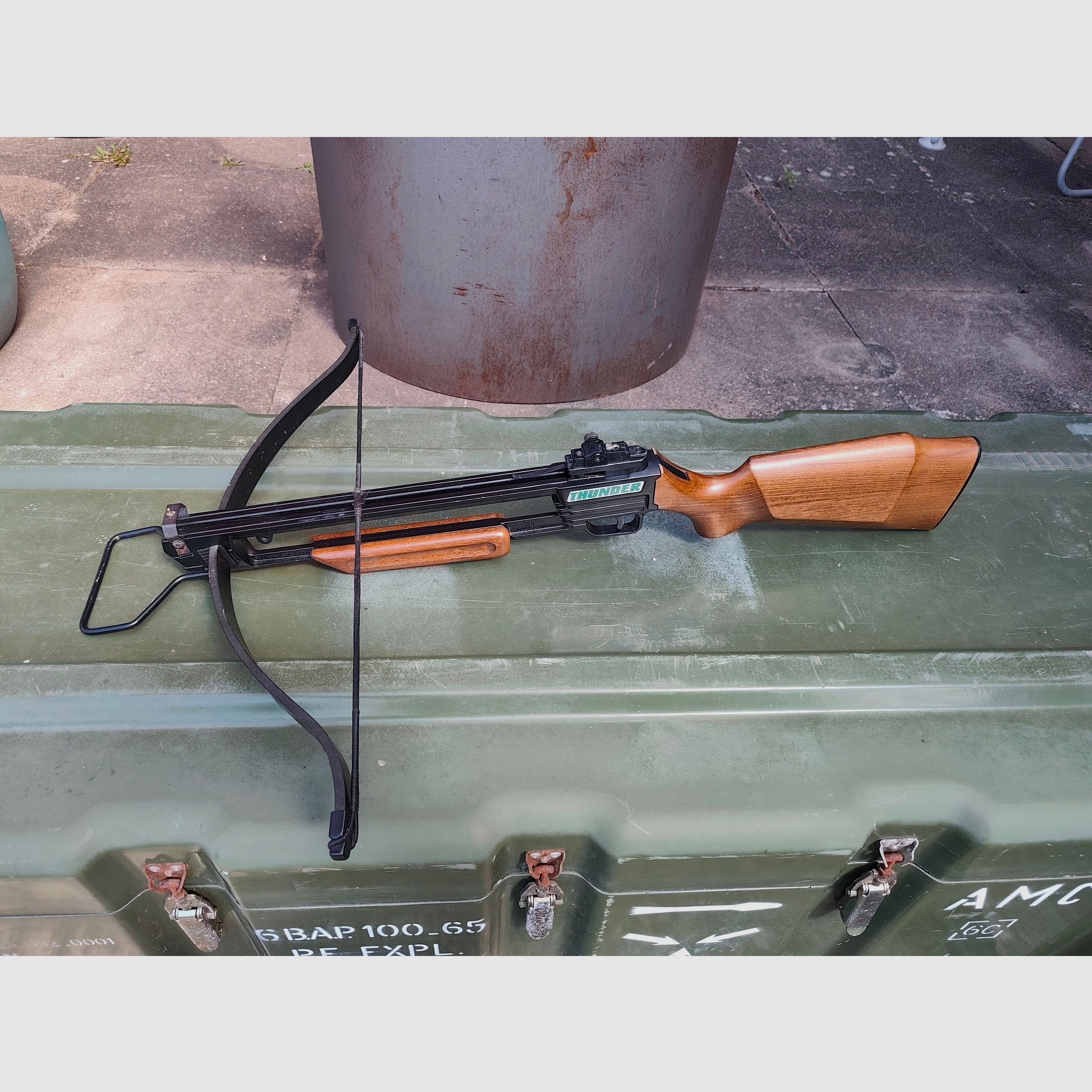 MEGALINE THUNDER 150 lbs Armbrust – Made in Italy – funktionsfähig