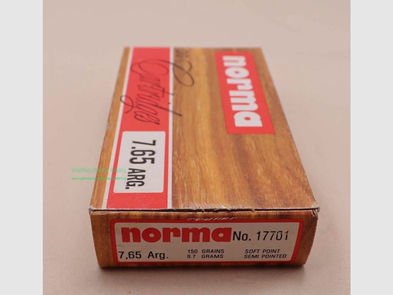 Norma rifle cartridges 7.65 Arg
