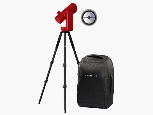 Unistellar Unistellar Odyssey Pro Red z plecakiem i filtrem słonecznym