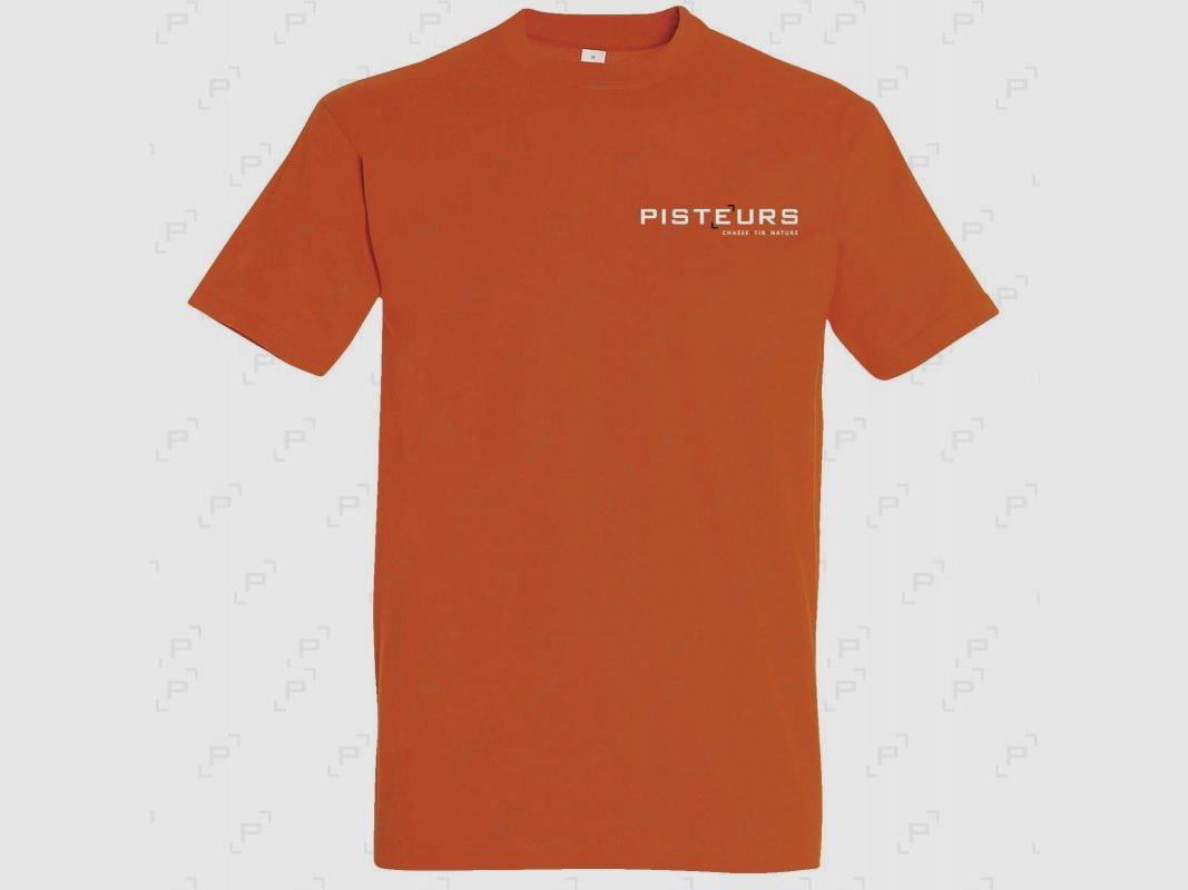 Heren T-shirt PISTEURS IMPÉRIAL oranje, afbeelding 1 van 2