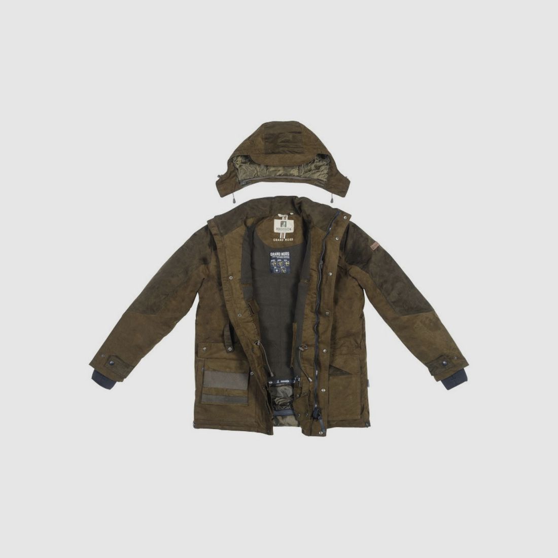 Wasserdichte Jagdjacke Grand Nord Forest für Herren, Bild 7 von 13