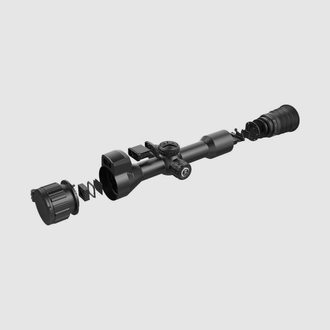 HIKMICRO NEOS NH25L 320 ×240 VISORE TERMICO CON TELEMETRO E CALCOLATORE BALLISTICO, immagine 5 di 5