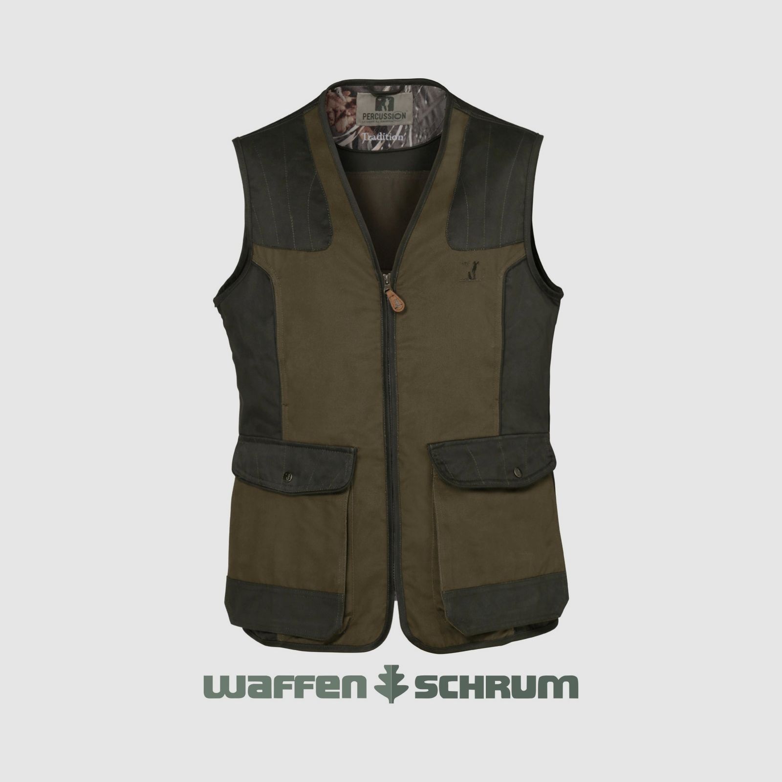 Percussion Schießweste Tradition Khaki