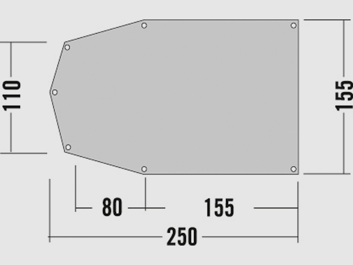 TATONKA Zeltunterlage 250x155