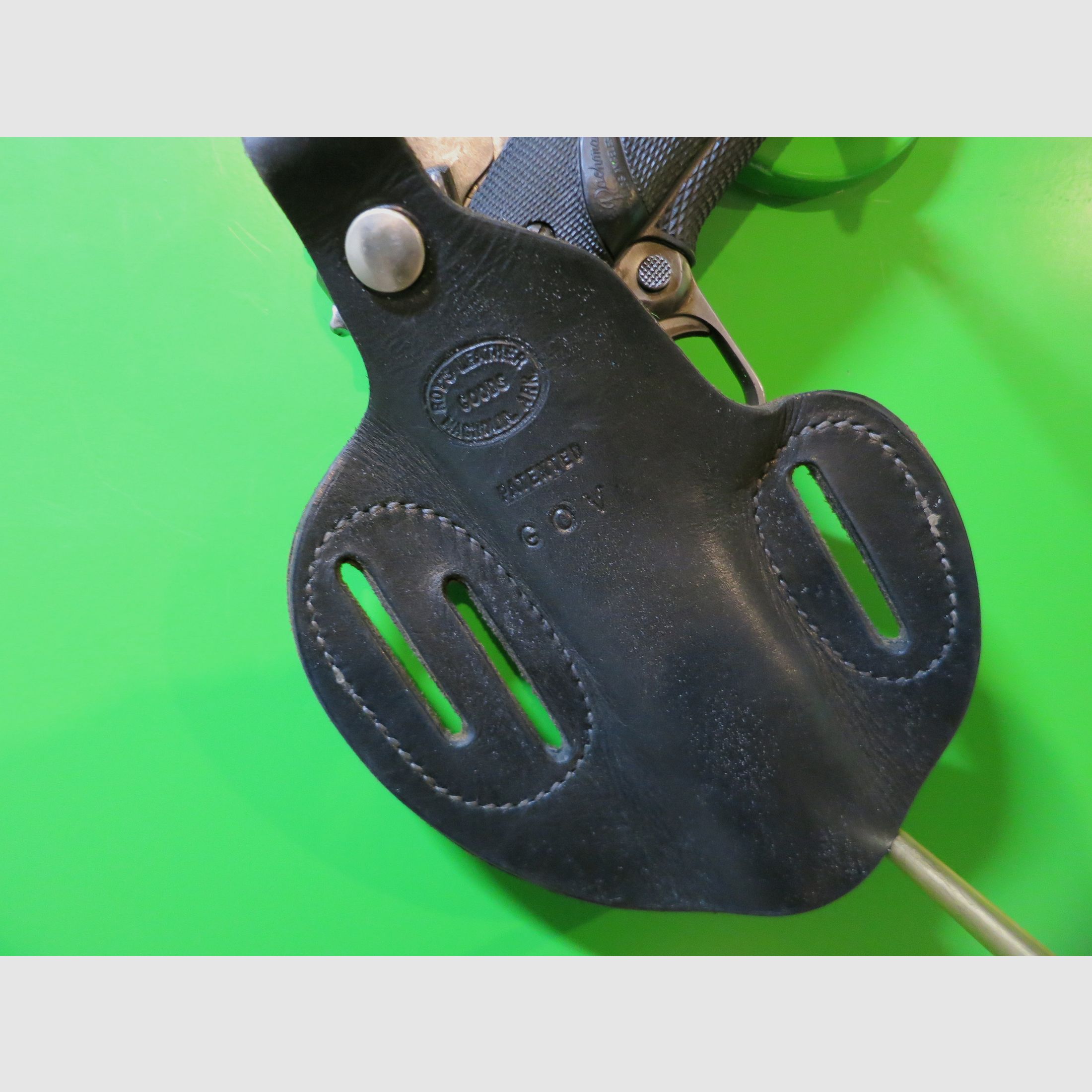 <Pistol holster Roy's Leathergoods Inc. (Roy Baker), e.g. 1911, hip holster concealed carry