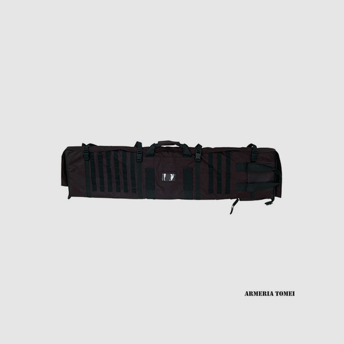 Verstellbare Teppichhülle mit mehreren Taschen für 2 Büchsen 125x34cm, Bild 1 von 2