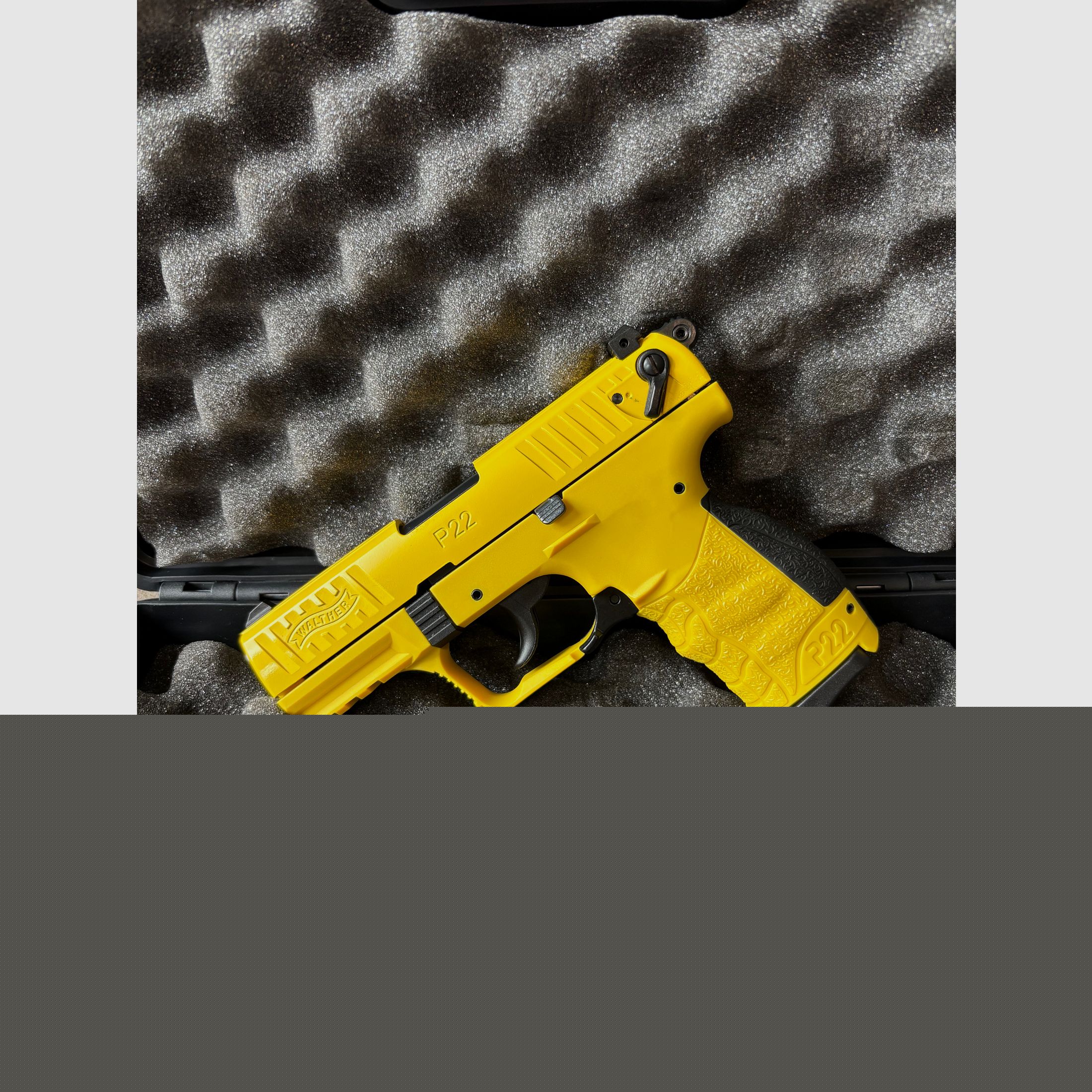 Walther P22 Tweety mit Abschussbecher 