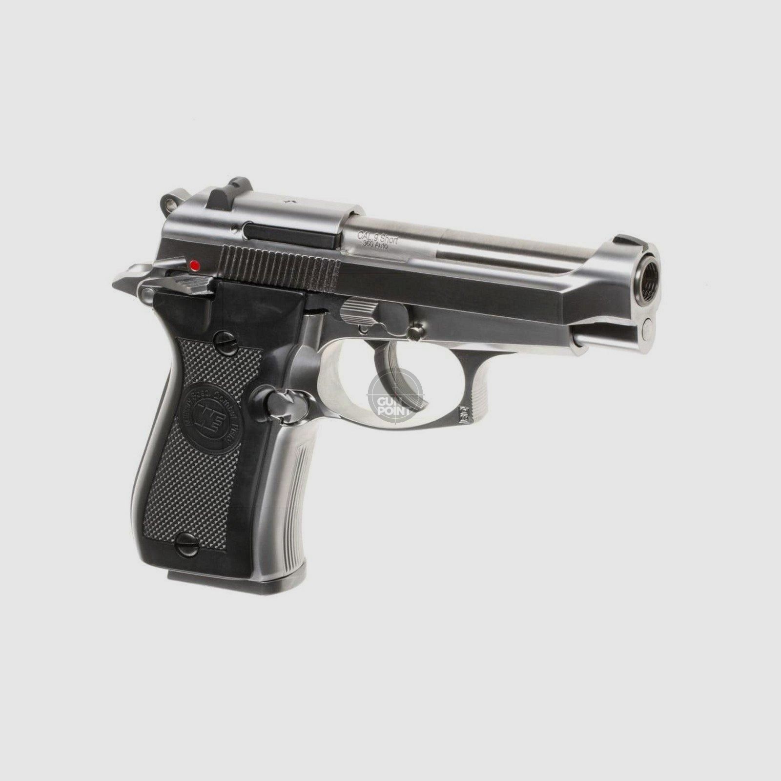 Softair - Pistool - WE - M84 Volledig Metaal GBB zilver - vanaf 18, boven 0,5 Joule