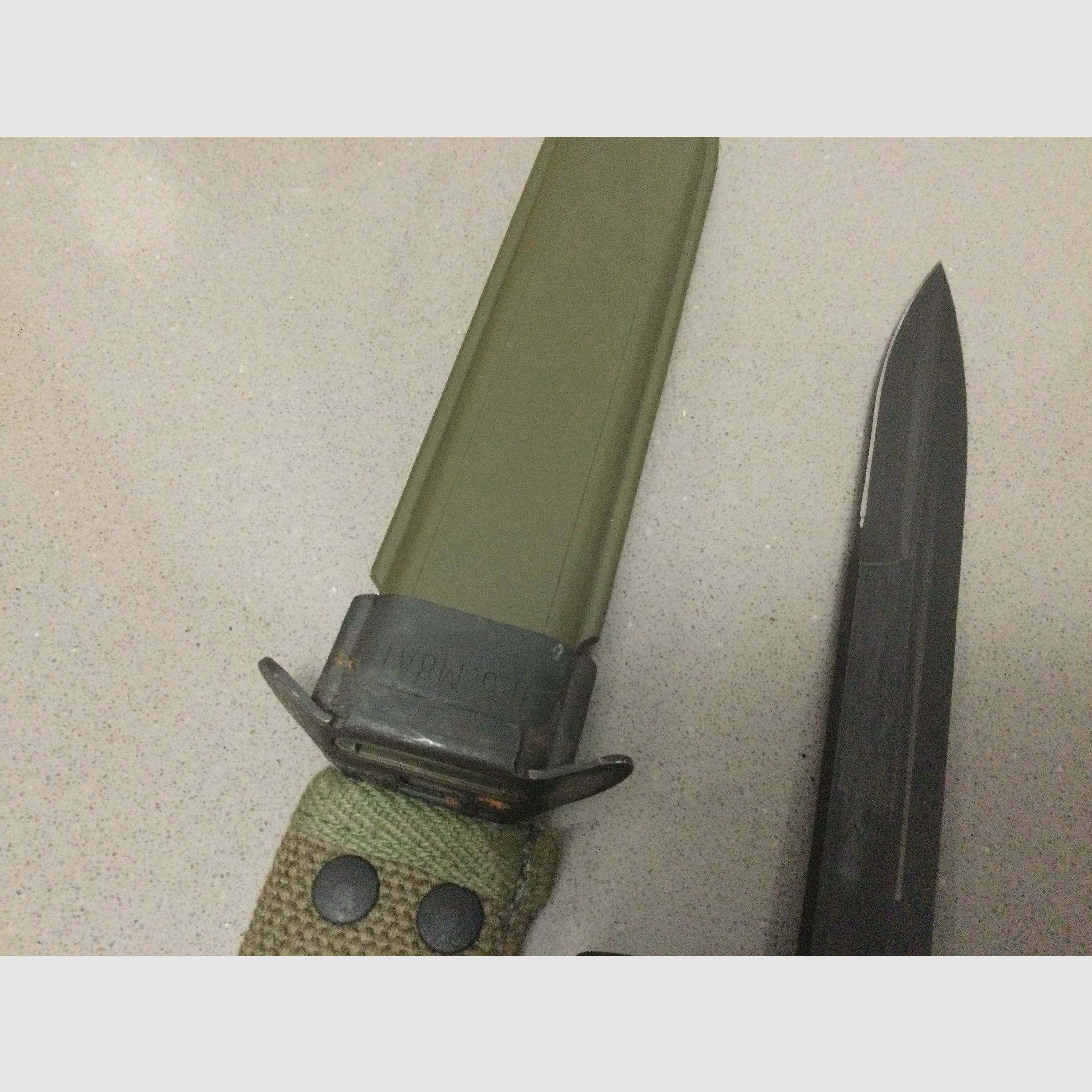 U.S M8AI Bayonet Knife, Messer. Schöne Erhaltung, guter Zustand