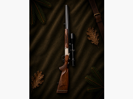 Bockbüchsflinte Blaser +Zeiss+Munition+Kickstop