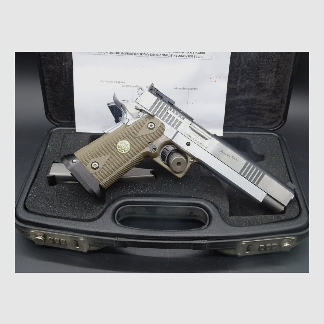 RBF 1911 Match King Premium Series Handmade in Germany 6" Kaliber 9mm Luger 1911 Match King LP 3200 Euro