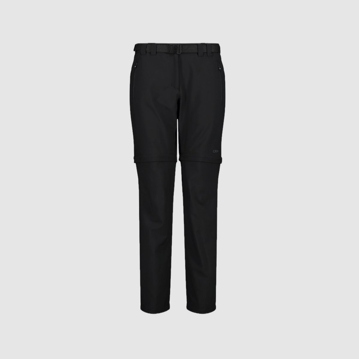CMP Damen-Zip-Off-Trekkinghose Schwarz