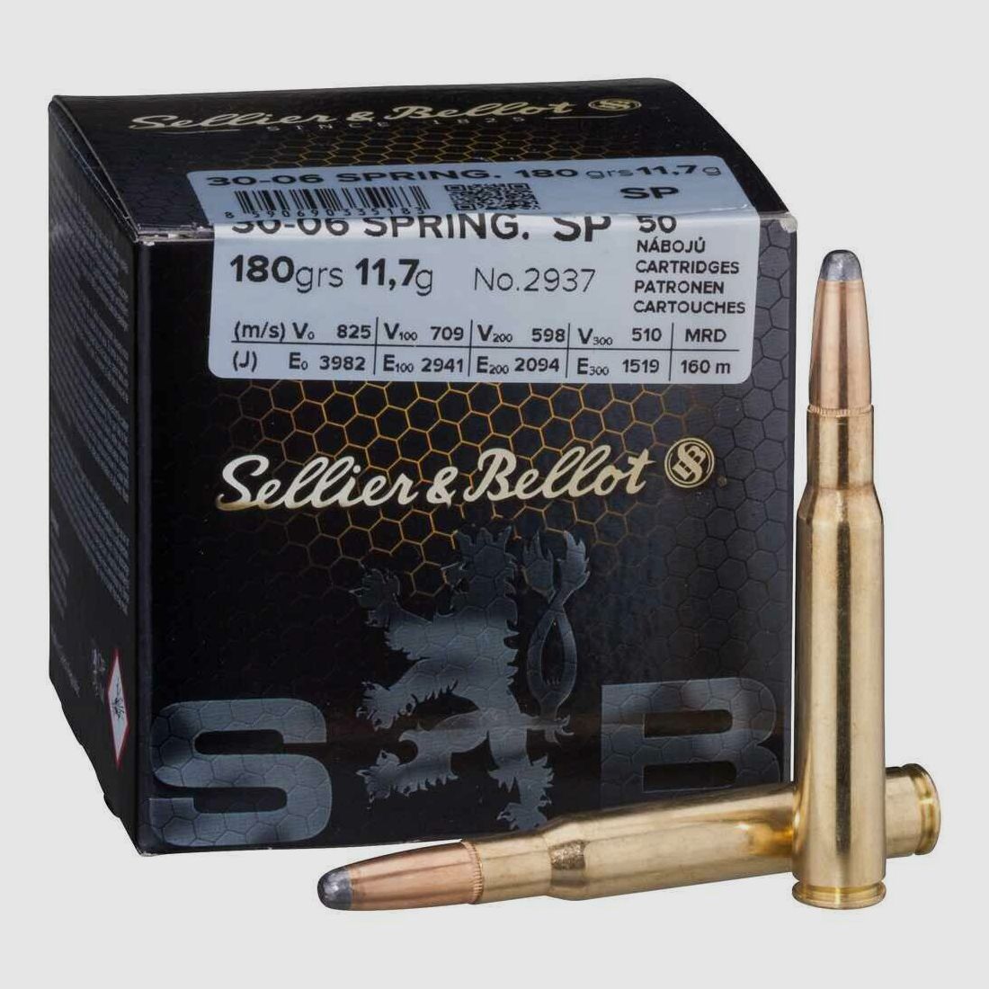 Sellier & Bellot	 S&B SP-S 180grs - 50Stk