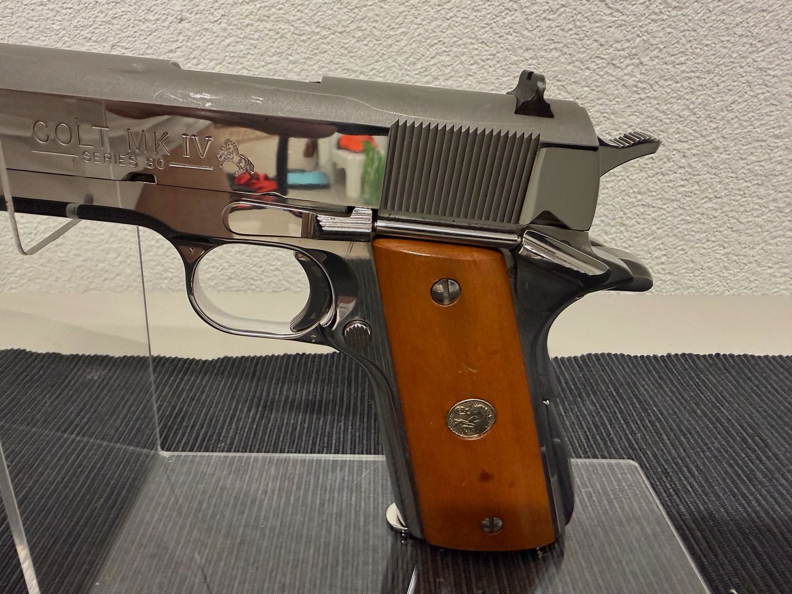 Colt MK IV Series 80 1911 Government in Chrom Kaliber .45Auto  ACP sehr selten!
