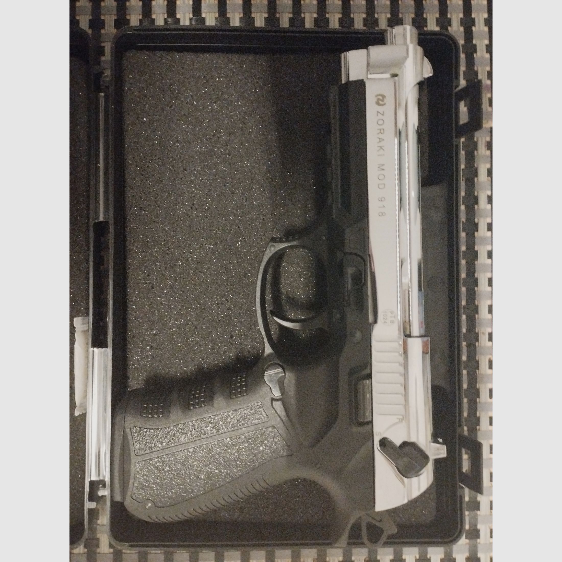 Zoraki 918 Chrome -9 mm P.A.K.- Full Set