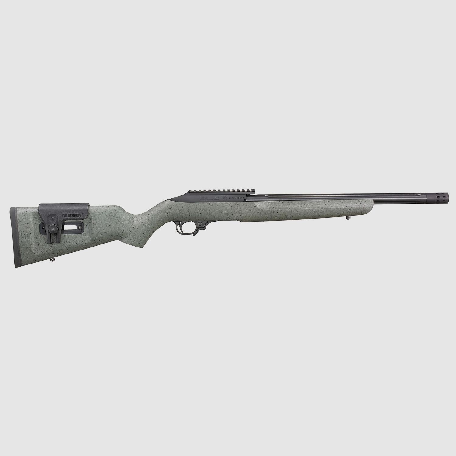 RUGER 10/22® COMPETITION .22 LR 16,1"/41CM LH SPECKLED NOIR/GRIS LAMINÉ
