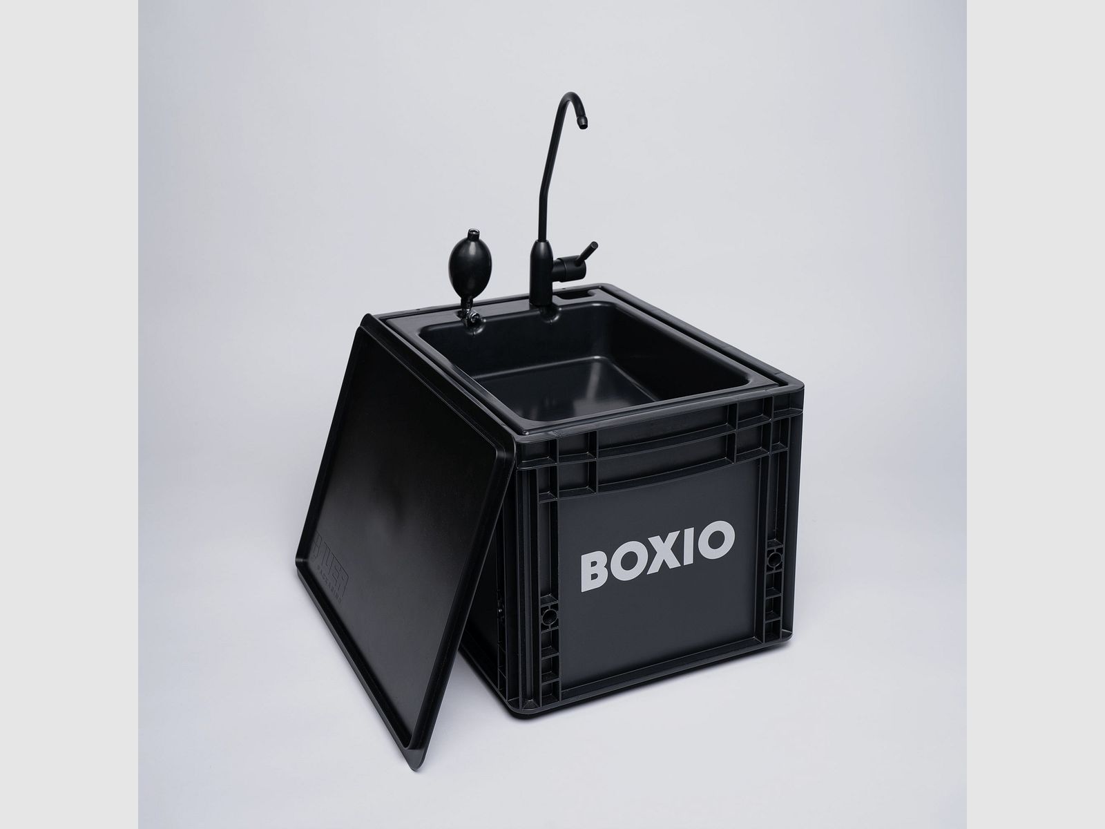 BOXIO WASH PLUS | Mobiles Waschbecken mit Campingdusche
