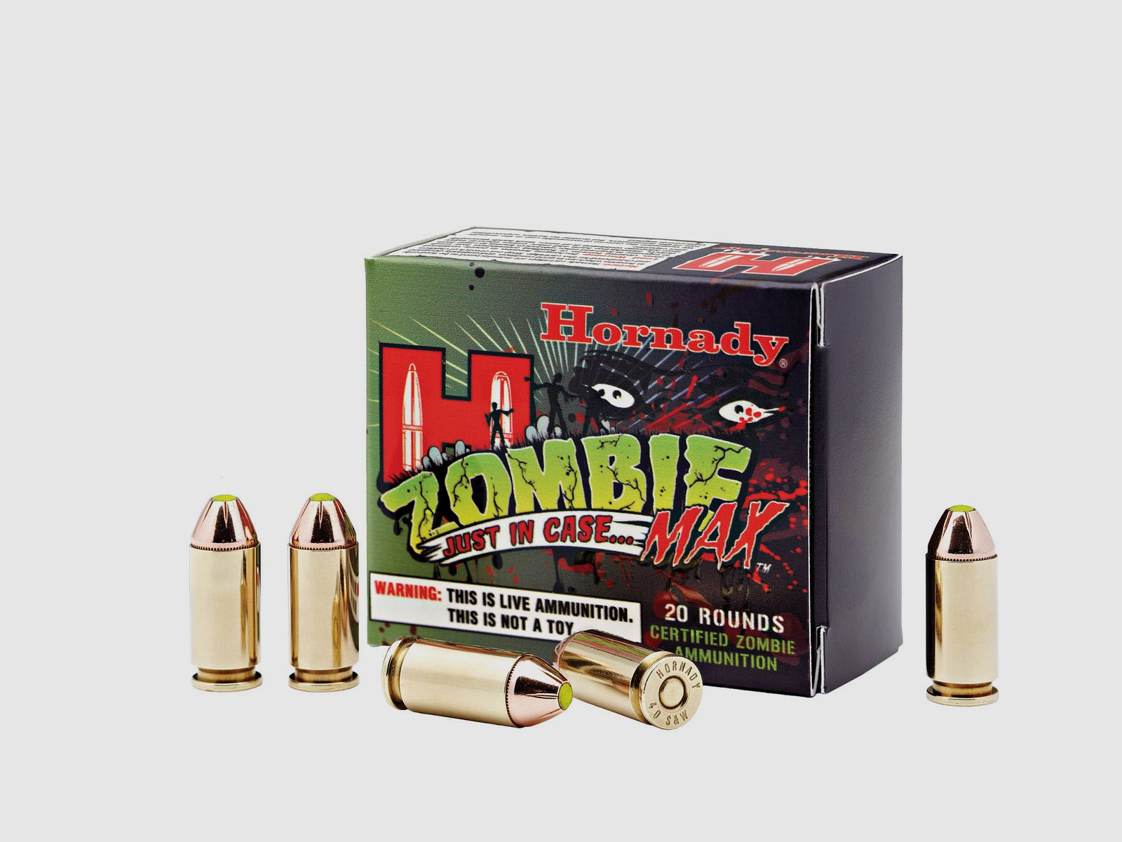 Hornady Zombie Loads 40S&W 165grs.Z-Max #91342