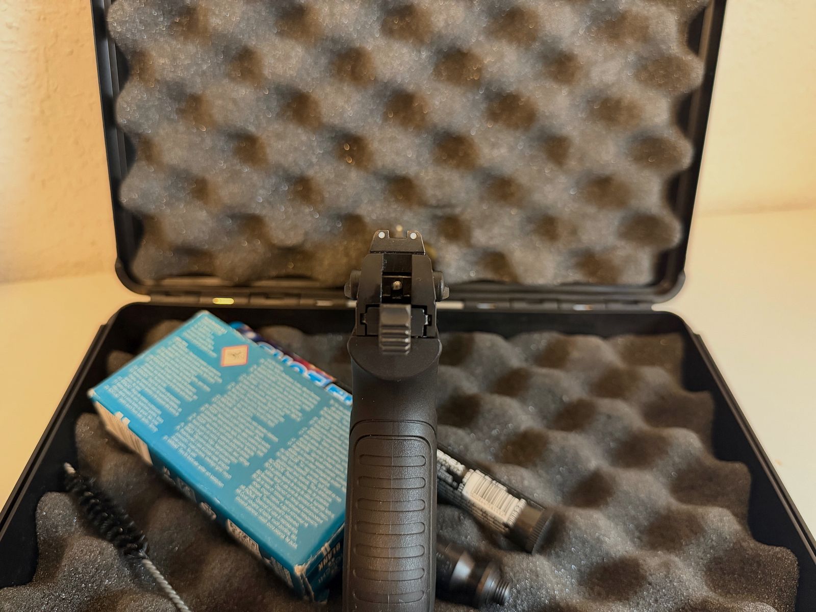 Pistola de gas de alarma Walther PK 380 con cierre de acero y set