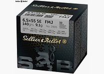 SELLIER & BELLOT 6,5x55 Vollmantel 9,1g/140grs. 50Stk