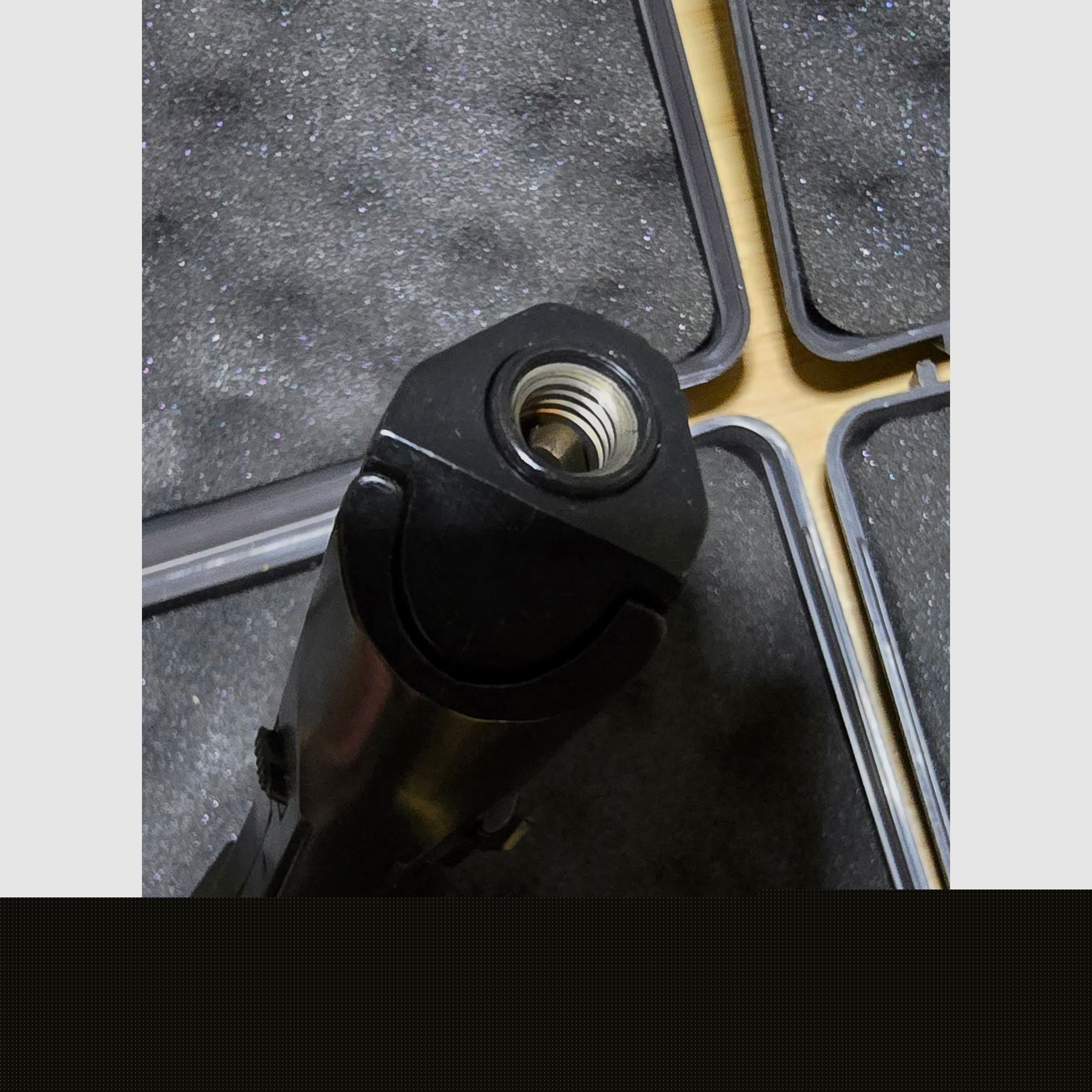 Record COP Nickel und Schwarz Schreckschuss 9mm PAK