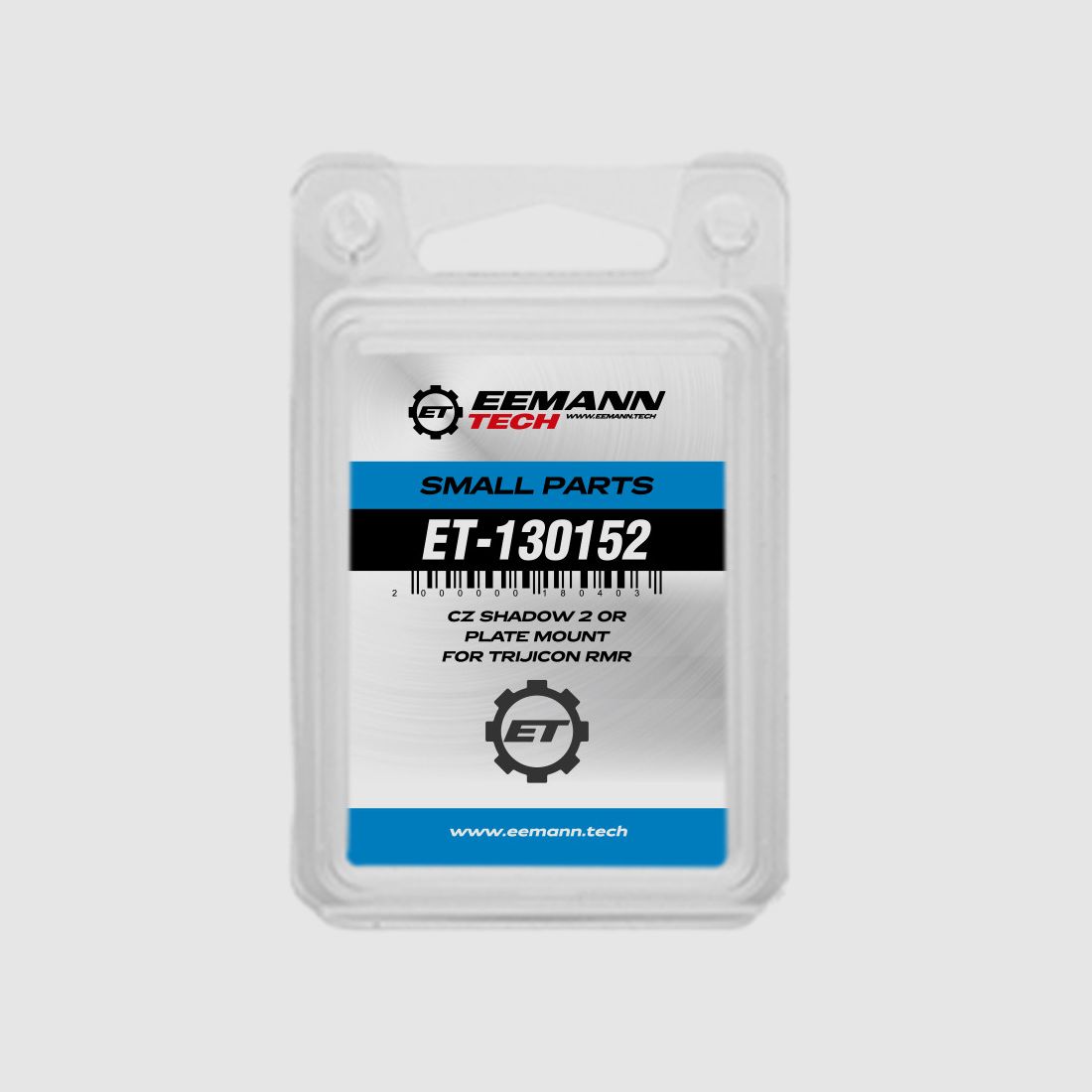 Eemann Tech CZ SHADOW 2 O Support de plaque pour Trijicon RMR / Holosun 507COMP, image 2 sur 3