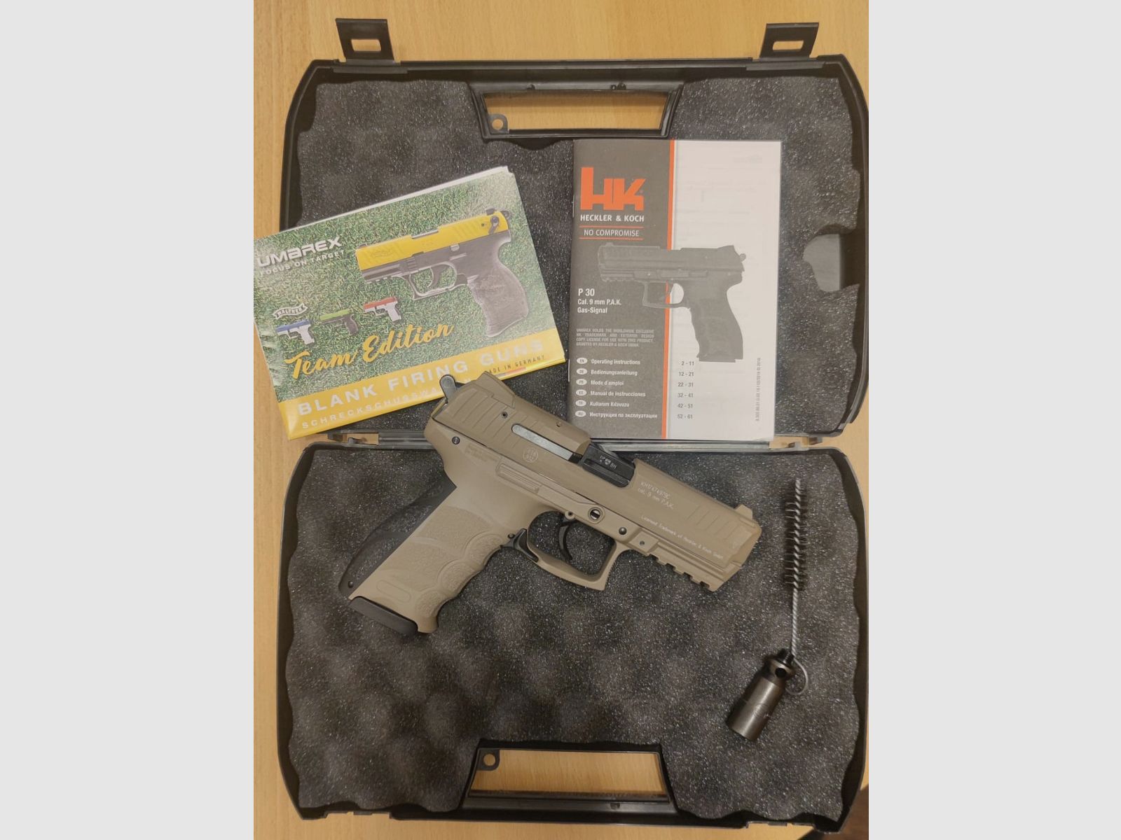 Heckler und Koch P30 FDE 9 mm PAK NUOVO