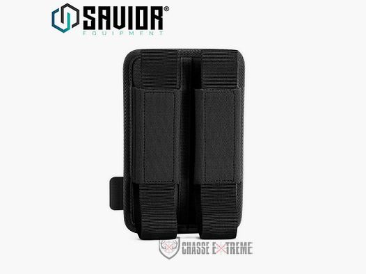 Dubbele magazijnhouder voor PCC (Glock, MP5, UMP, P90) met Velcro-bevestiging