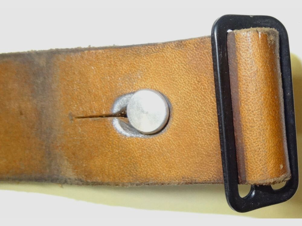 SIG leather strap/carrier strap complete for Swiss service rifle Stgw.57, SIG PE57, SAR M57 SWISS MATCH