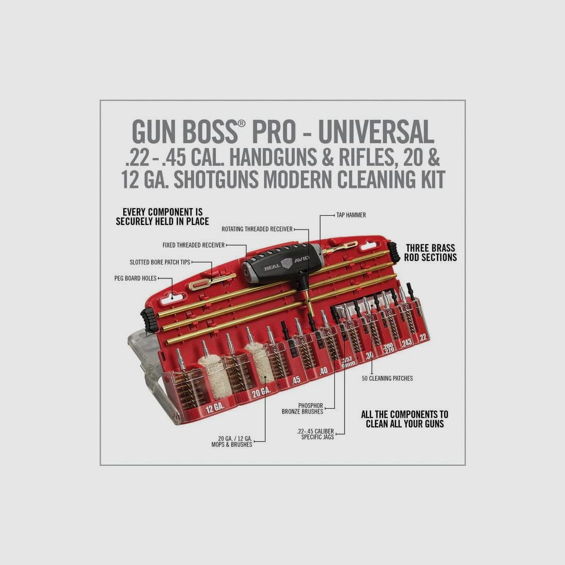 Real Avid Boss Pro reinigingsset, afbeelding 2 van 2