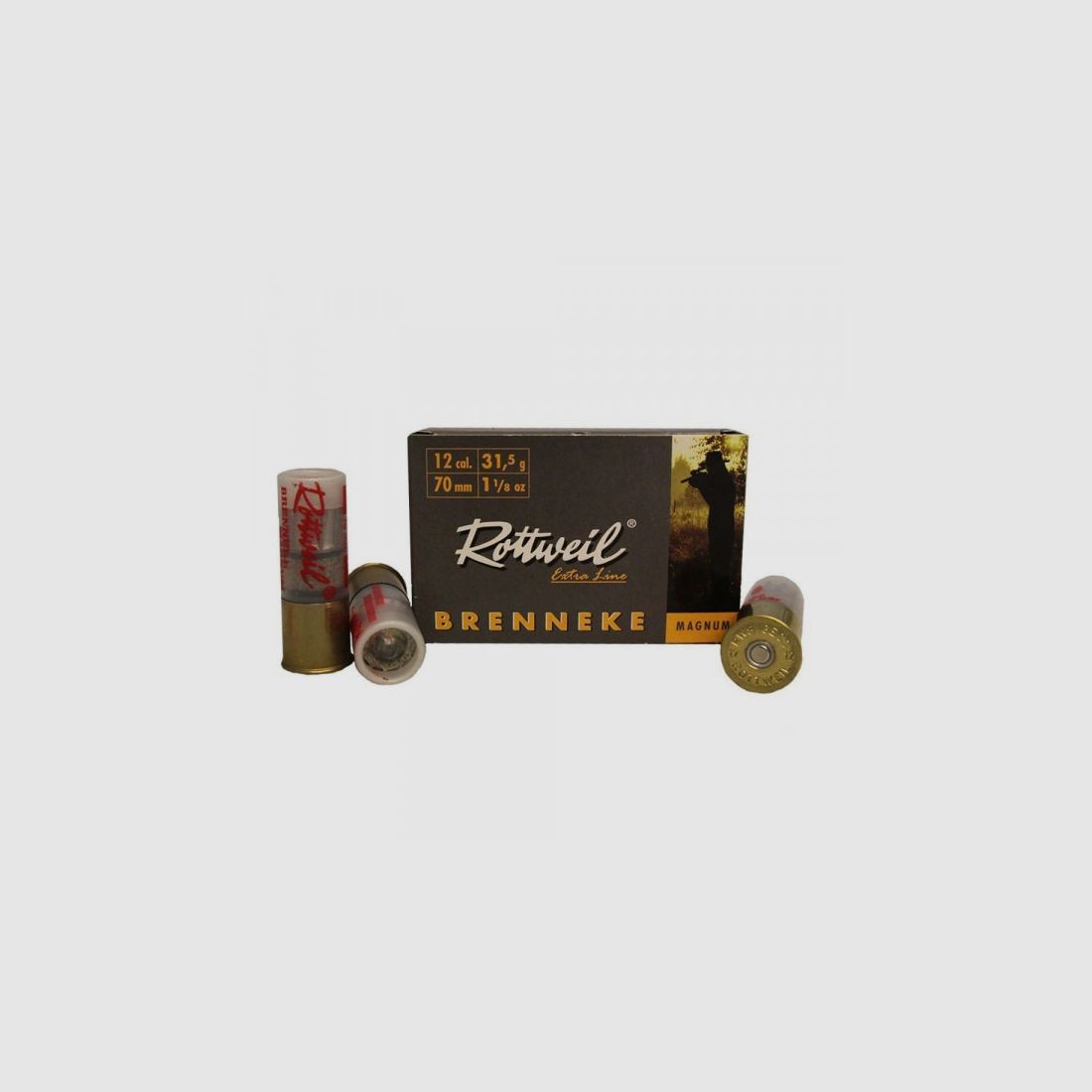ROTTWEIL BRENNEKE MAGNUM - 12/70 - 31,5 G - 5 STÜCK