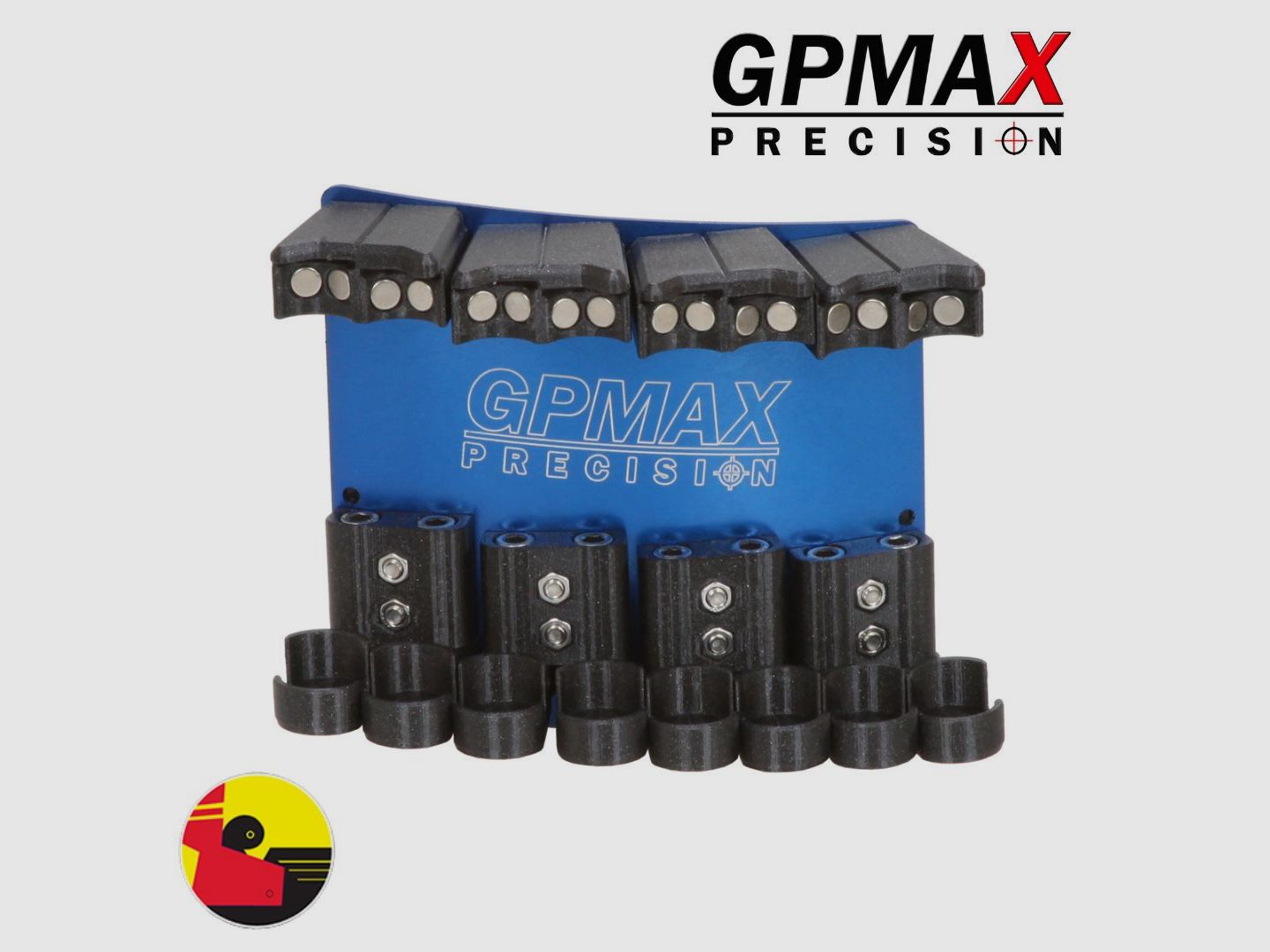 GP Max – BLOCCO 16 SHOOT BASE ZWART – Kal. 12 – Draagholster, afbeelding 2 van 6