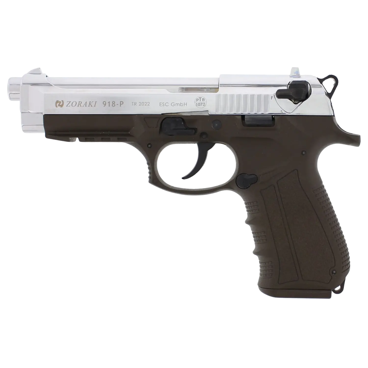 Zoraki 918 Schreckschusspistole 9mm ODG Chrom
