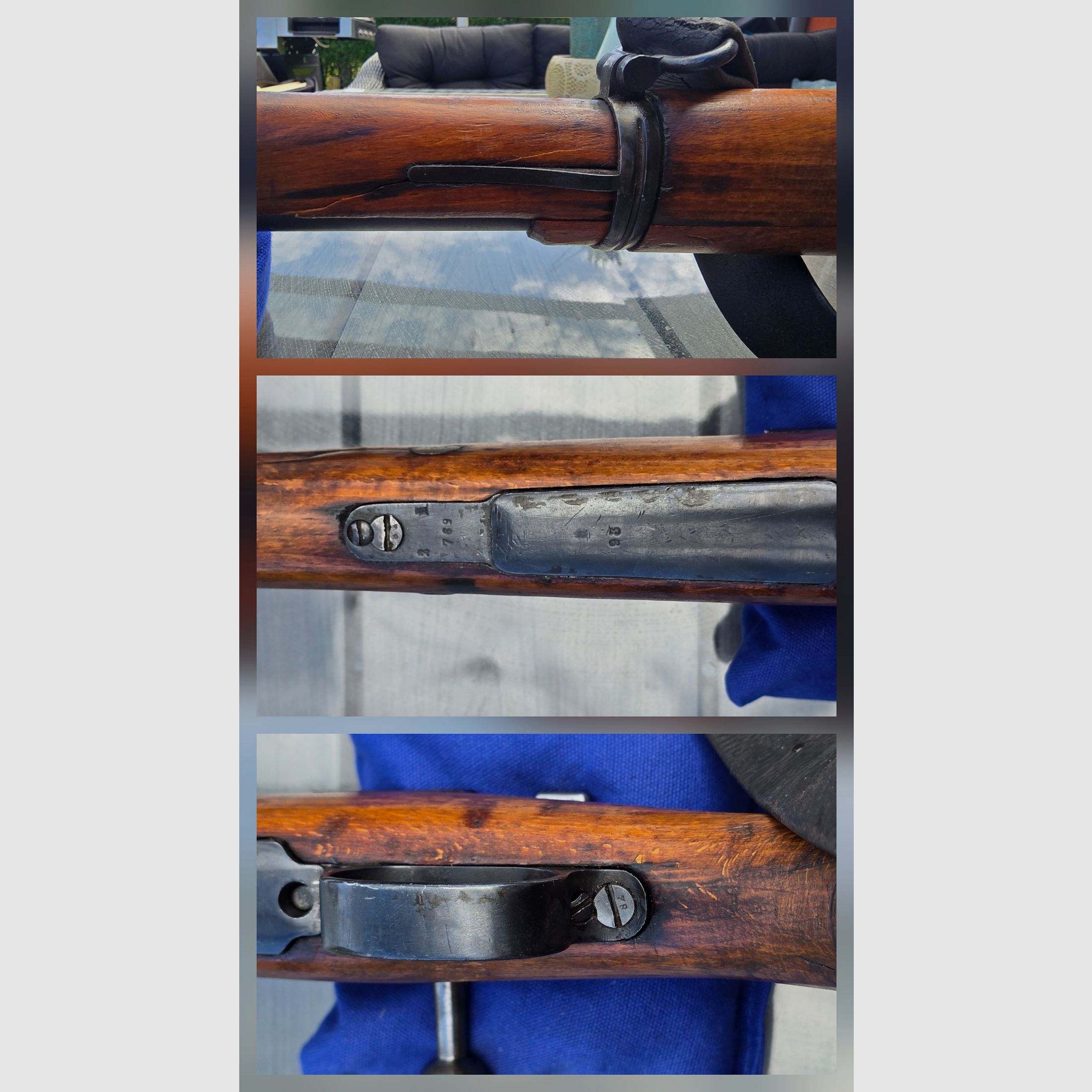 Mauser G98*Kal. 8x57 IS*Telescopische richtkijker*Totale lengte 1250 mm*Loop 740 mm