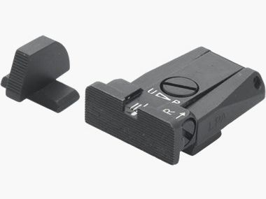 LPA SPR94BE07 Micrometer Sight Set for Beretta 92A1, 98A1, M9A3 and 90TWO – Black Sight Picture