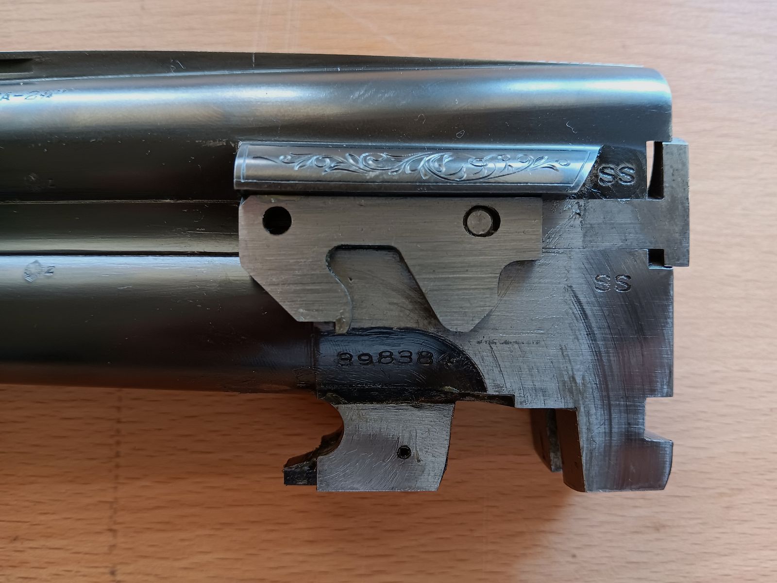 Anschütz Miroku con grilletto dorato versione da caccia con estrattori