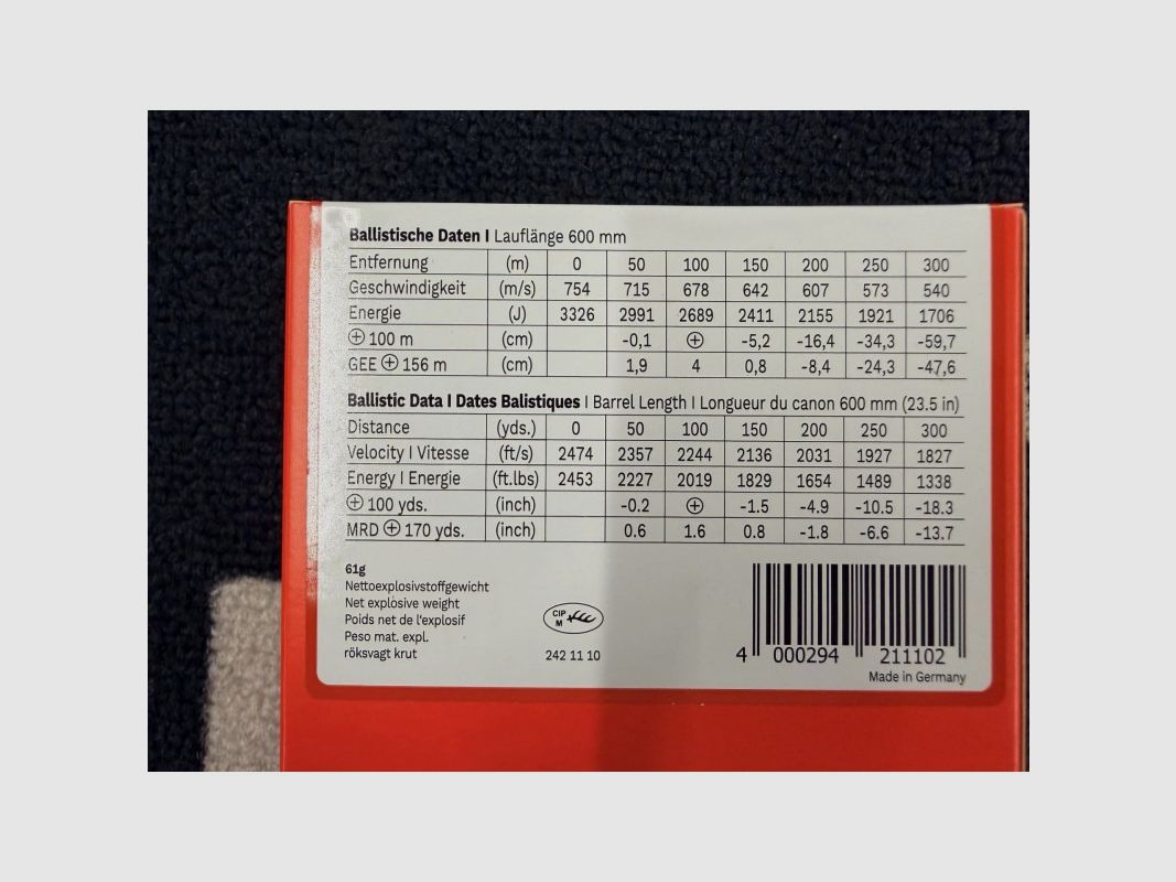 Geco Express 8x57 JRS 180 grs (x20), Bild 3 von 3