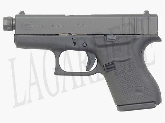 GLOCK 43 CANNA FILETTATA M12 X 0.75 (PISTOLA)