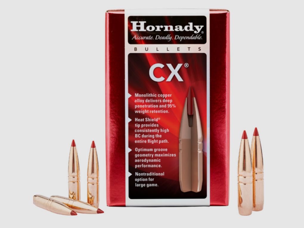 Hornady CX Bullets 6.5 mm/.264 – 120 gr Item 261104