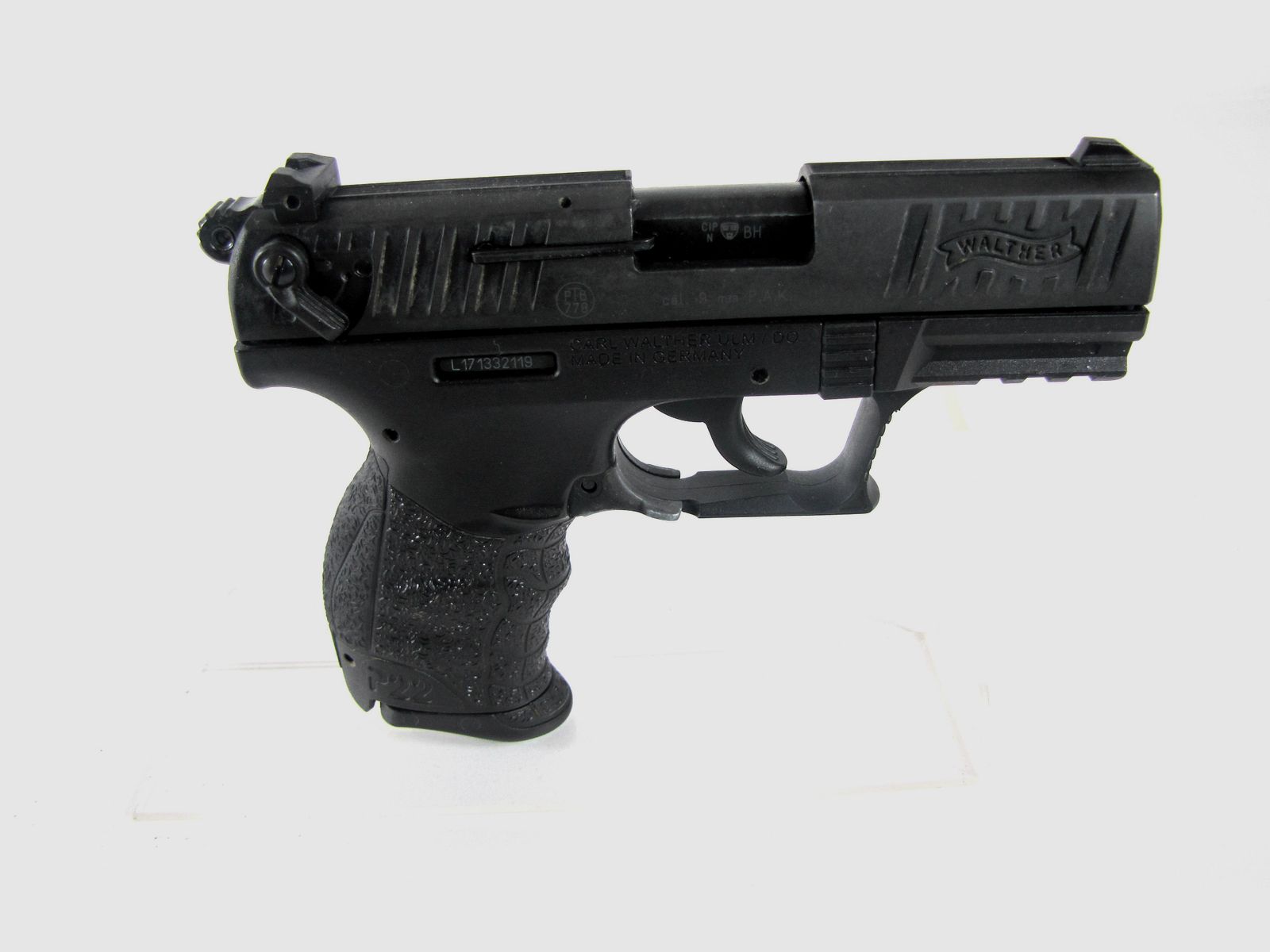 Pistola de fogueo Walther P22 PTB 778