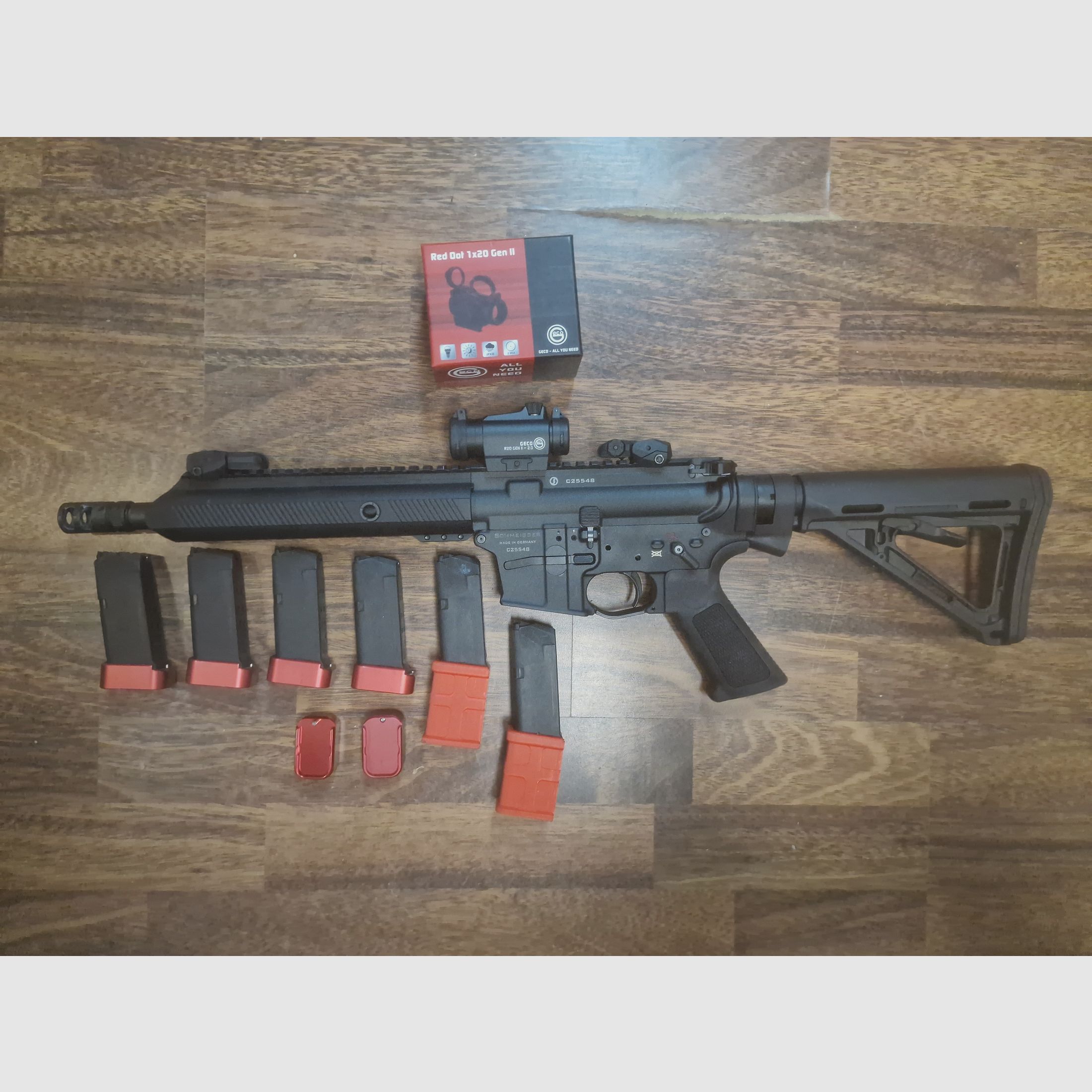 Verkaufe meine Schmeisser Selbstladebüchse AR15-9 Sport - 9mmLuger