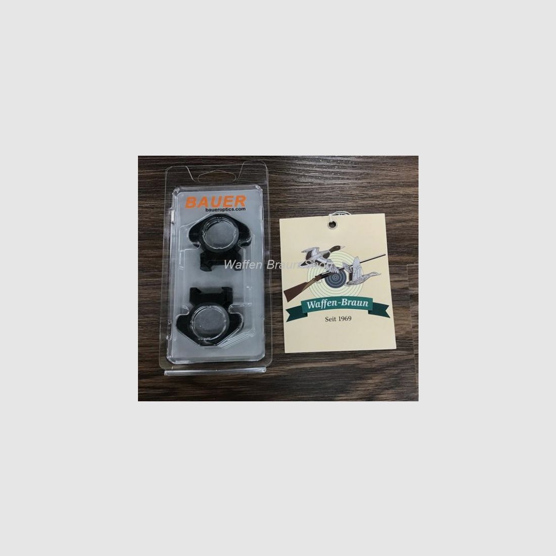Bauer HJB Stahlmontage Slim-Line 30mm, Bauhöhe Standard, für Picatinny-/ Weaverschiene
